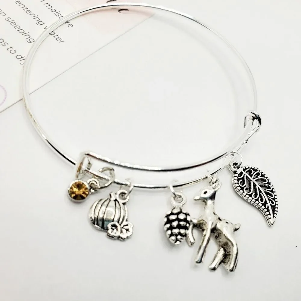 Fall Favorites Adjustable Bangle Bracelets